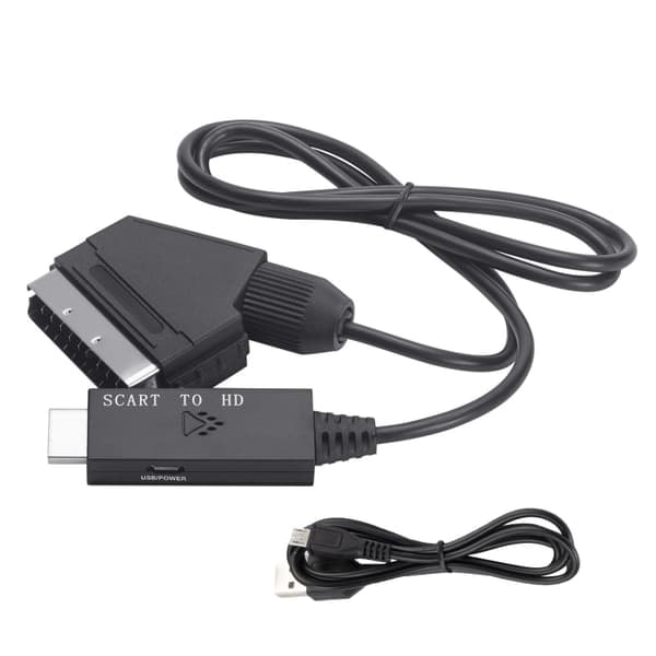 TS-Scart til HDMI-konverter med 1080p støtte
