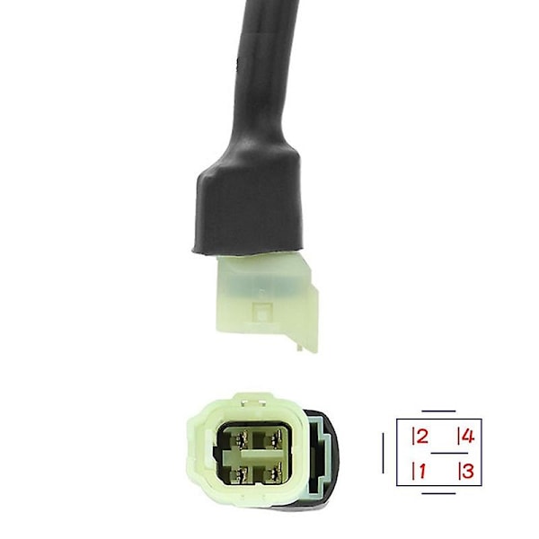 TS-Obd2 Till 4-Pin Diagnostikadapterkabel Motorcykel Feldetekteringsdelar För Motorcyklar