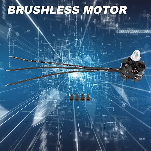 TS-Cw Mt2204 2204 2300kv Børsteløs Motor Quadcopter 250 Qav250 Til Mini 210 250mm Fire Akser Fpv, sort+