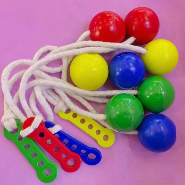 6 st Sinknap Små Boll ABS Leksak Ljudeffekt Intressant Hög Hastighet Rotation Säker Lindra Tråkighet Avkoppling Pro-clackers Boll - Slumpmässig Färg