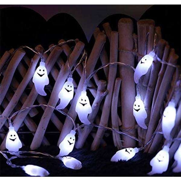 Halloween-valosarjat 3 metriä 20 LED:tä ulkotilojen Halloween-koristeluun