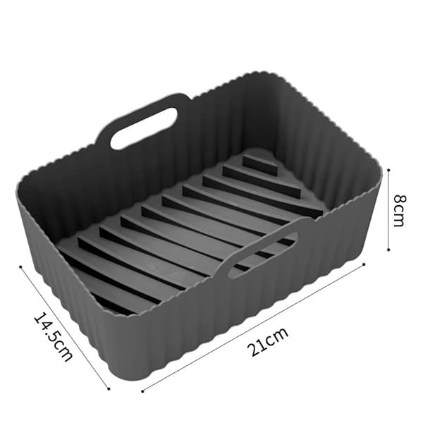 Silikoninnlegg Air Fryer Tilbehør for Dobbeltsone Air Fryer