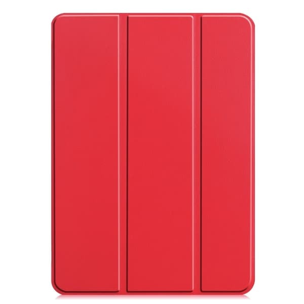 TS-keinonahkakotelo jalustalla iPad 13 (2024) - Punainen