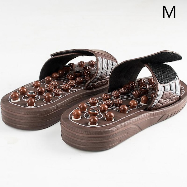 TS-Akupressur Fotmassage Massage Tofflor Skor Reflexologi Sandaler Lindring Plantar Fasciit Artrit