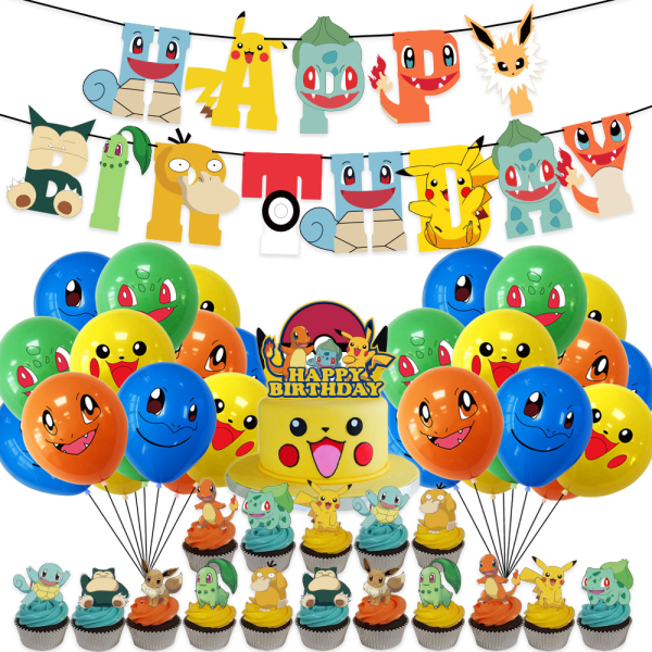 Pikachu set: Lys upp din lyckliga tid! Package 4