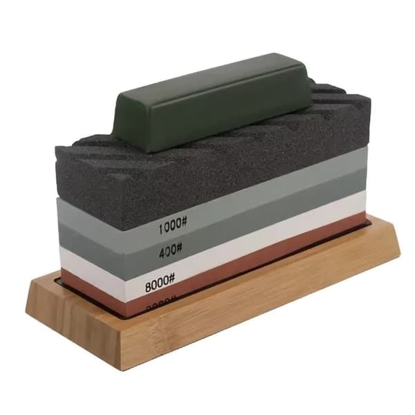 Slipesteinsett for Knivsliping / Slipeblokk - 400/1000/3000/8000 Knivsliper