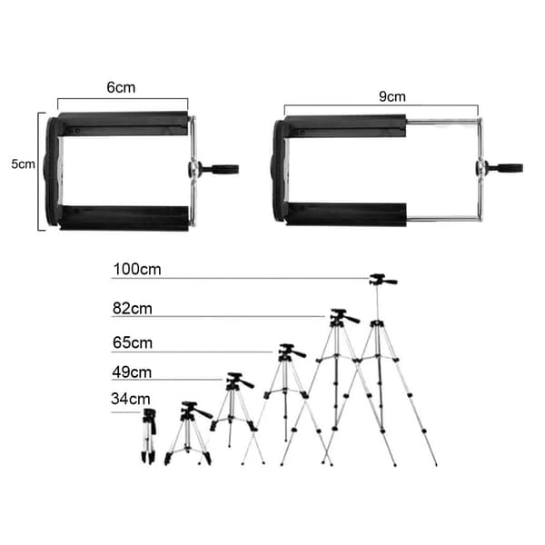 Camera Tripod / Tripod for Mobile & Camera - 32-100 cm - Tripod