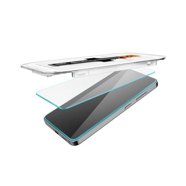 TS-Spigen Glas.tR EZ Fit Hærdet Skærmbeskyttelse til Samsung Galaxy S24 2-pak