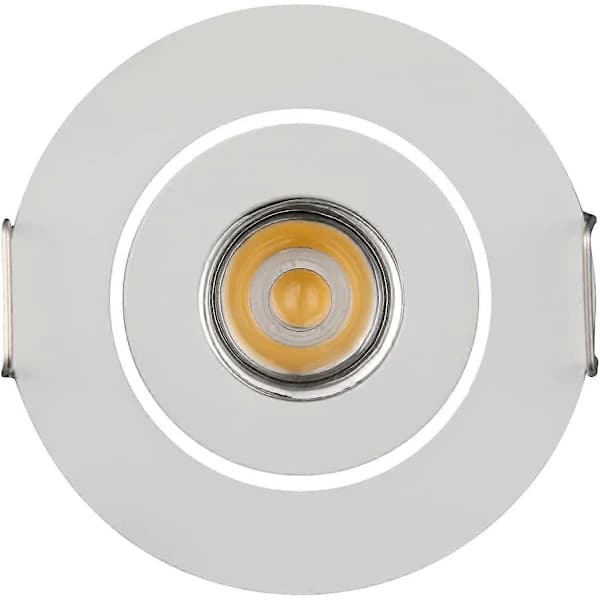 Mini 3W LED Downlights Innfelte Små Tak Innfelte Spotlights, 3000K + Driver