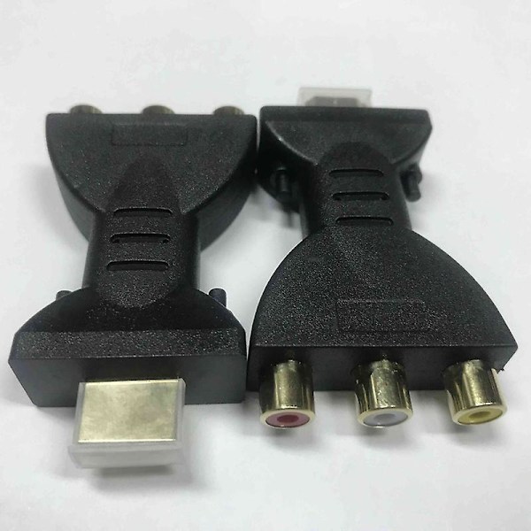 TS--kompatible til 3 Rgb Rca Video Audio Adaptere - Han til 3 Rca Video Audio Adapter Komponent Konnektor