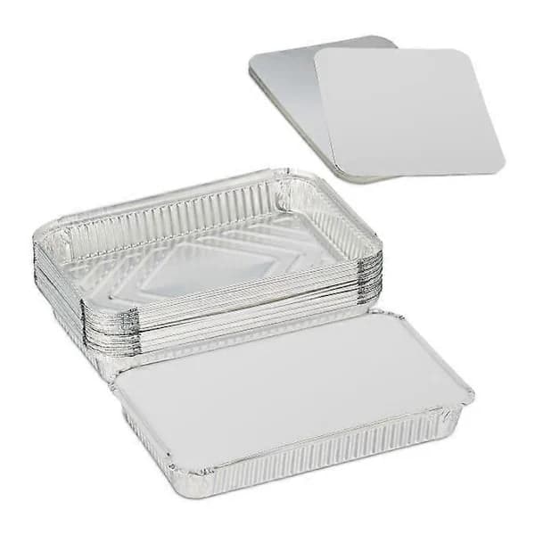 Aluminiumsformer med lokk 25-pakning