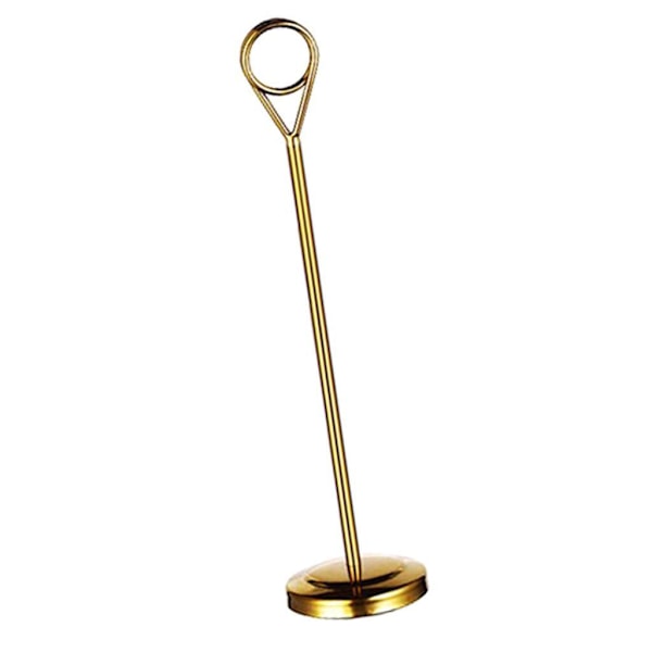 1/2/3/5 Rustfrit Bordskortholder Skilt Holder Fotostativ Guld 20cm Gold 20cm 1Set