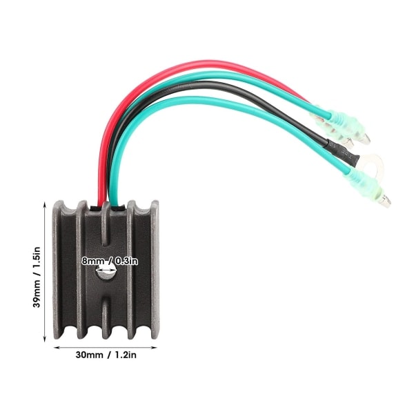 Suzuki påhængsmotor ensretter spændingsregulator 32800-95D10 til 2T 25HK, 30HK, 75HK og 85HK modeller