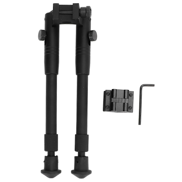Fällbart snabblåsande aluminiumbipod för utomhusskytte med fäste