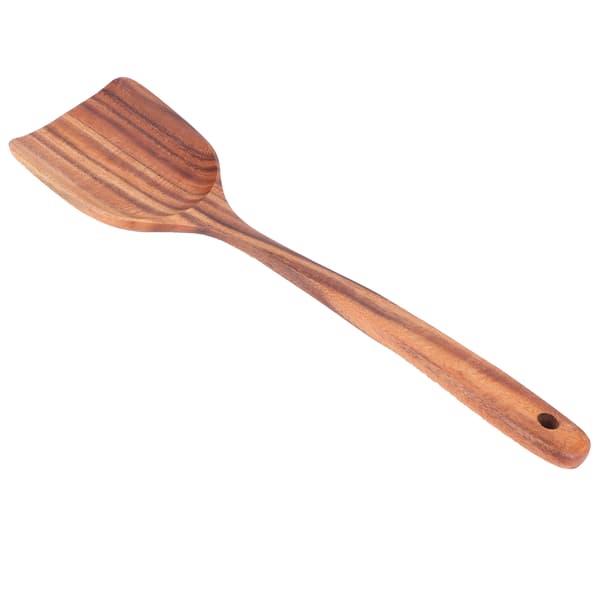Wooden Spatula Long Handle Cooking Spatula NonStick Spatula Kitchen Utensil Kitchenware 0.2