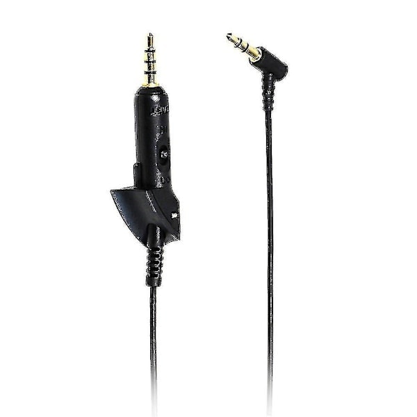 Kabel til Bose Quietcomfort 15/qc15 Qc2 Hovedtelefoner, Lydkabel, Dobbelt 3,5 mm AUX-kabel (Størrelse: Uden knapper)