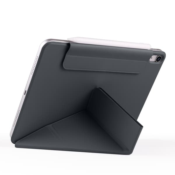 TS-Kunstlærveske med stativ og magneter til iPad Mini 6 / Mini 2024 - Svart