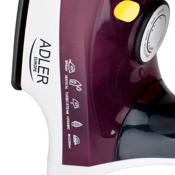 TS Steam Iron with Maximum Power of 3000W and Stainless Steel Soleplate