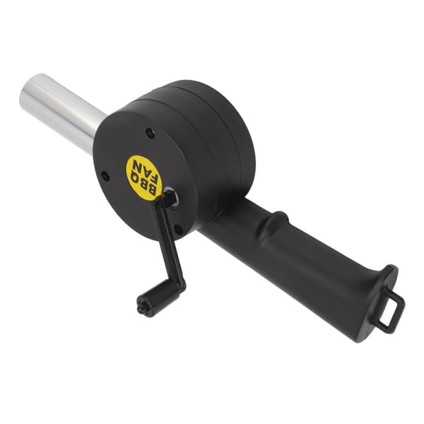 High Temperature Resistant Portable Mini Handheld BBQ Fan Black Easy To Clean