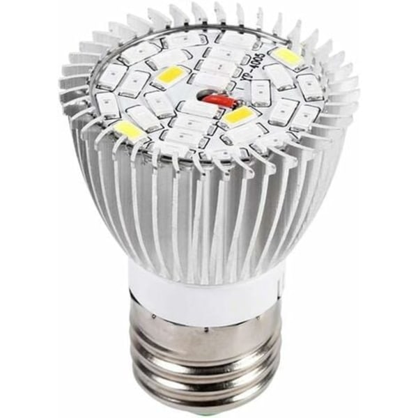 TS-Ampullampa för Växt, LED Växtlampa 10W E27 Högeffekts Panel Fullspektrum LED för Växthus Hydroponisk Odling Grönsaker i Krukväxter