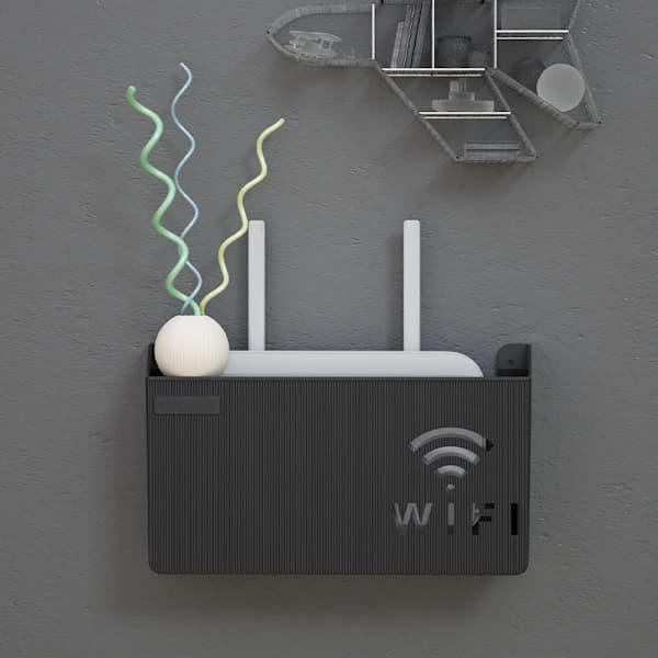 WiFi-routerhylla, väggmonterad, för set-top box
