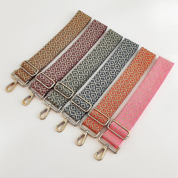 Justerbar Taske Rem, Skulderrem, Bred Sort