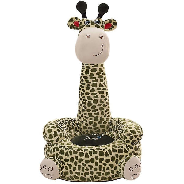Uppstoppad djur Soffstol för barn joying-giraffe-green