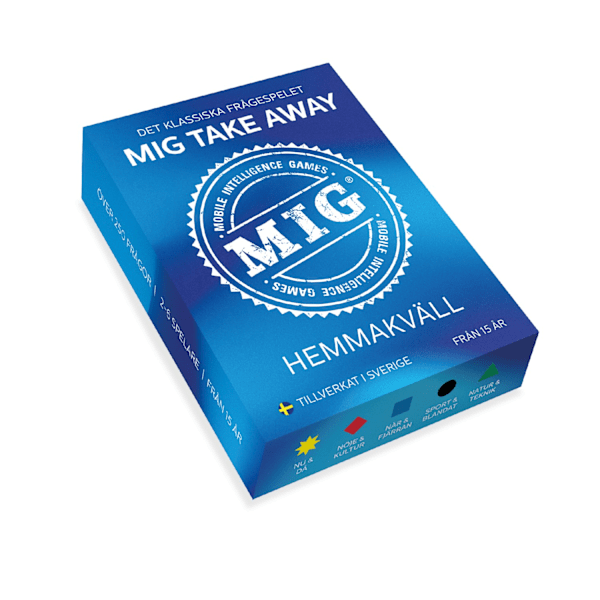 Frågespel MIG Take Away Hemmakväll Multicolor multifärg