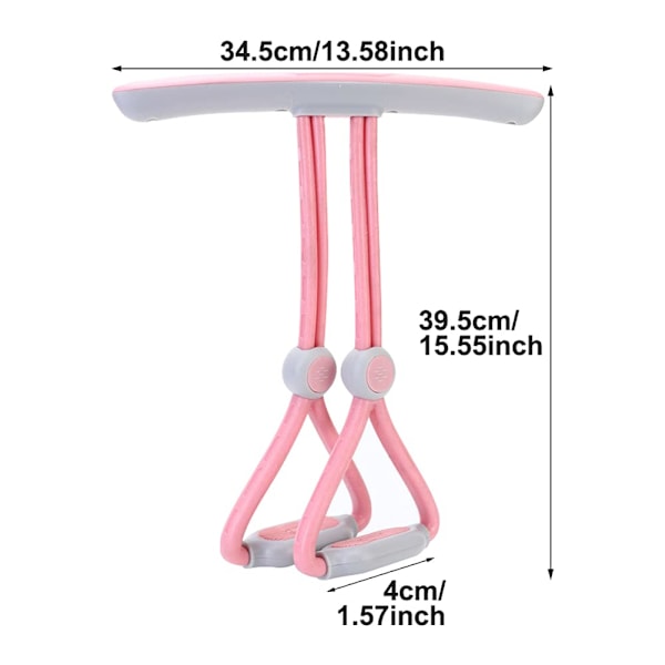 Pedalmodstandsband, Multifunktionelt Spændtrins Fitnessudstyr, Elastisk Sit-Up Trækreb Træning til Vægttab