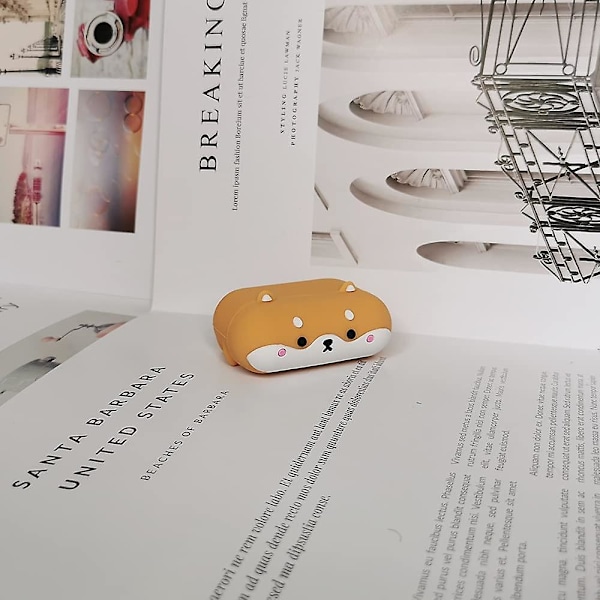 Kompatibel med AirPods 3. generation 2024, 3D Sødt Hunde Silikoneetui