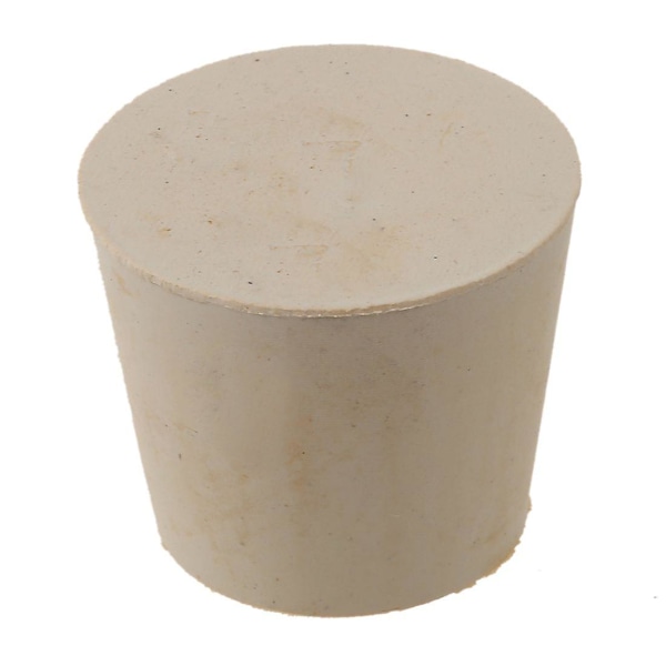 TS-New Gummiprop Propper Laboratorium Solid Hul Stop Push-in Forseglingsprop 7# 28*37mm