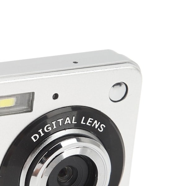4K digitaalinen kamera teineille 48MP HD 2,7 tuuman TFT-näyttö 8x zoom automaattitarkennus tärinänvaimennus taskukamera matkakuvaamiseen vlogaukseen hopea
