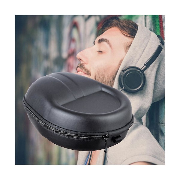 TS-Portable Stöttålig Hörlursväska Hård Box Hörlursfodral Headset Bärväska Förvaringsväska Tillbehör