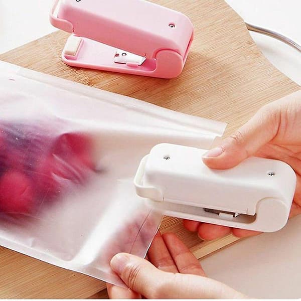 Mini Heat Sealer Sealing Machine Impulse Handheld Food Polyethylene Bag Plastic Portable