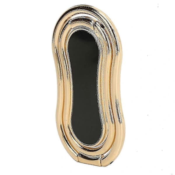Fingerringholder for mobiltelefoner 360° roterende sammenleggbart telefongrep gull