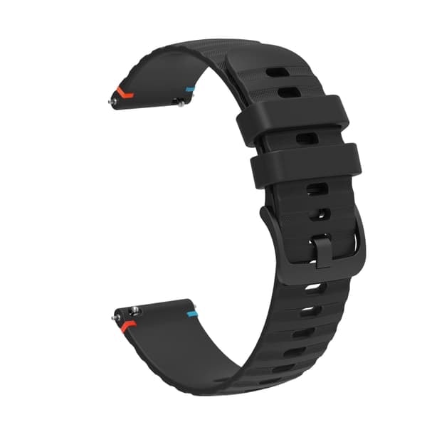 TS-Silikonarmbånd til Samsung Galaxy Gear S3 Frontier - Svart