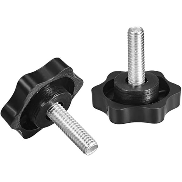 Clamping Handle Screw Knobs Handle Star Knob M6 x 20mm Male Thread 3pcs M6*20 *3