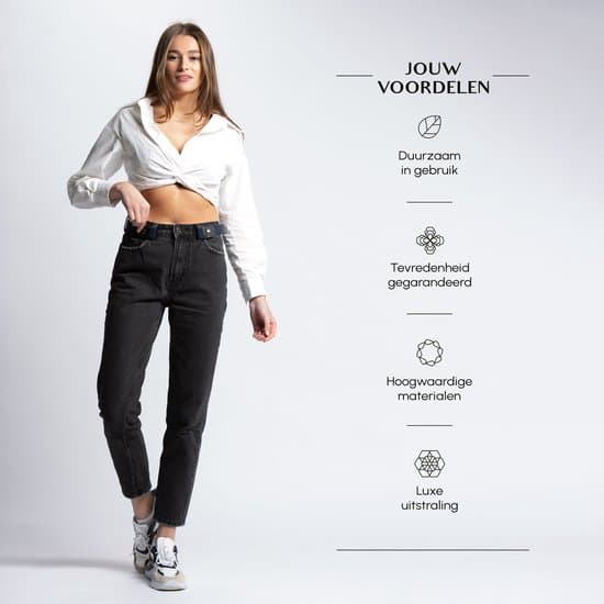 Spennefri elastisk belte for menn kvinner, usynlig stretchbelte med justerbar spenne, 6-pakning for jeansbukser daglig bruk
