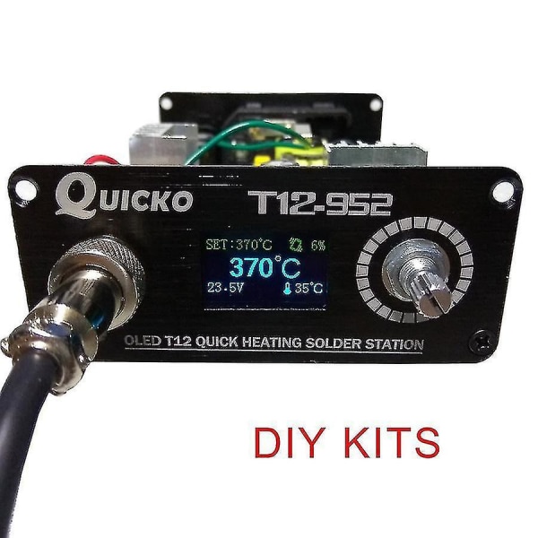 T12 Stc-oled Lödstation Iron Diy Parts Kits T12-952 Digital Temperatur Controller Lödning