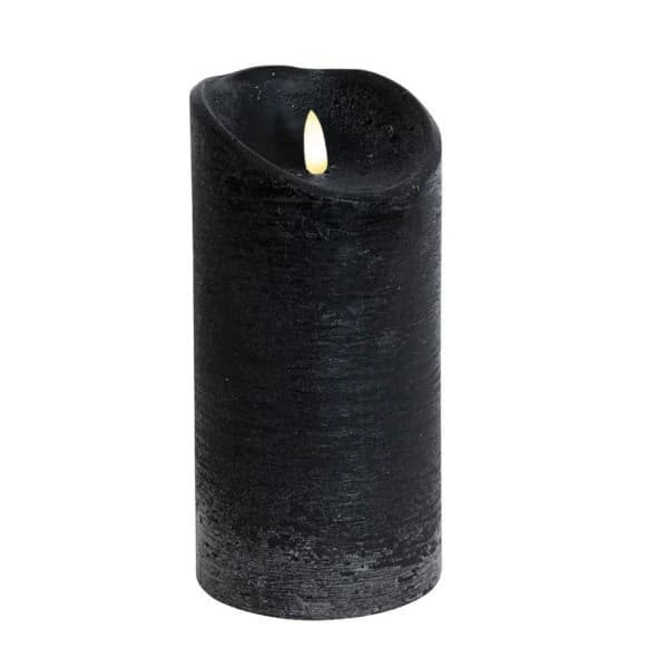Stjernsund Batteridrevet lampe Grande med timer Sort 15 cm 20 cm