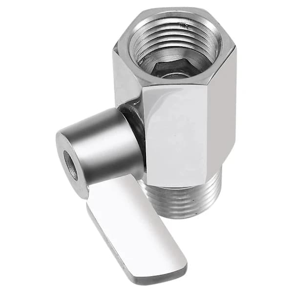 Dusjhode Avstengningsventil, 304 Rustfritt Stål Mini Kuleventil NPT-gjenge (1/2 tomme hann x 1/2 tomme hunn)