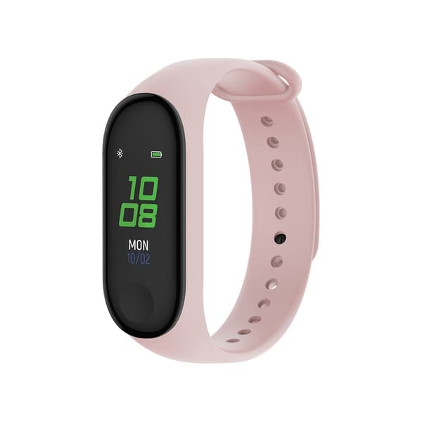 TS-Forever aktivitetsarmbånd med pulsmåler og smarte funktioner - Pink