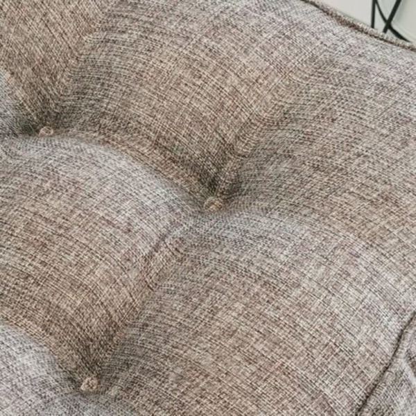 TS-Trädgårdsdynor, tjocka 10 cm, i mjuk bomull, 40 x 40 cm, för kontor, matsal, hem (40 x 40 x 10 cm, grå)