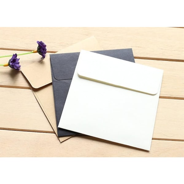 Små fyrkantiga kuvert Minikuvert Medlemskort (20st)