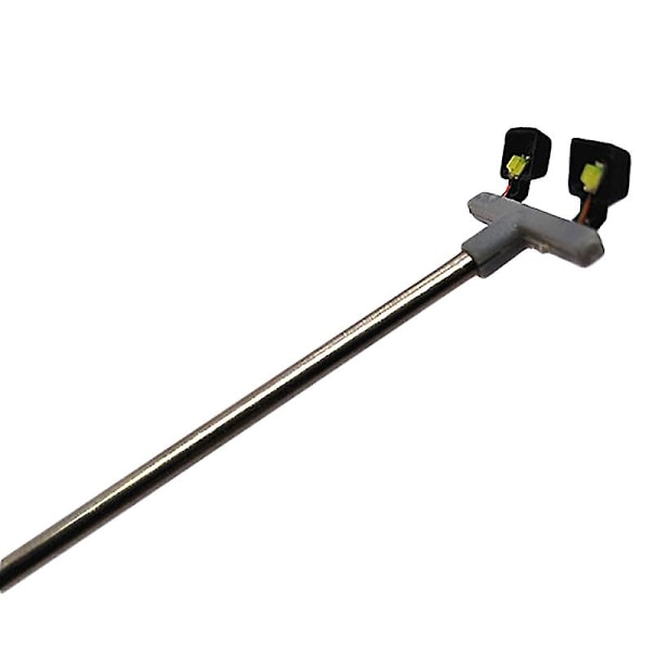 TS-10st 2led Gatlykta 1:100 Ho Skala Gatubelysning Landskap Mini Lyktstolpe För Sandbord Modell 2