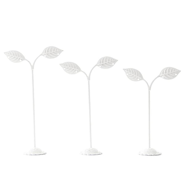 TS-3st/set Visningsställ Örhängehållare Smyckesdisplay Smycken-vit