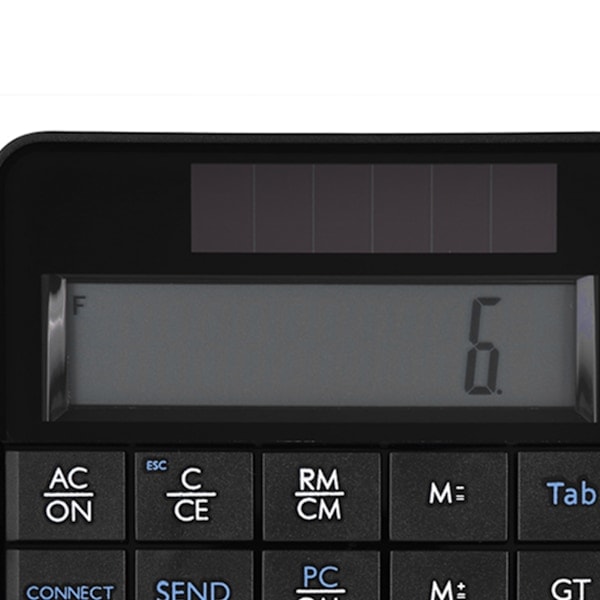 Mini 2.4G USB Langaton 2-in-1 29-näppäiminen Numeronäppäimistö Näppäimistö ja Laskin LCD-näytöllä