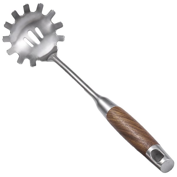 Spaghetti Server Ske i Rustfrit Stål Pastaske Køkken Nuddelske 35X8CM