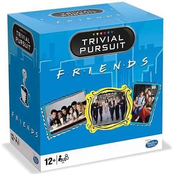 TRIVIAL PURSUIT - Frendit - Matkakoko 600 kysymystä - Lautapeli - ranskalainen versio Flerfärgad