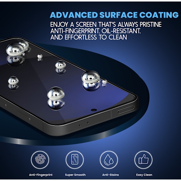 2-Pack Samsung S24 FE Screen Protector - Tempered Glass 9H - Super Quality 3D